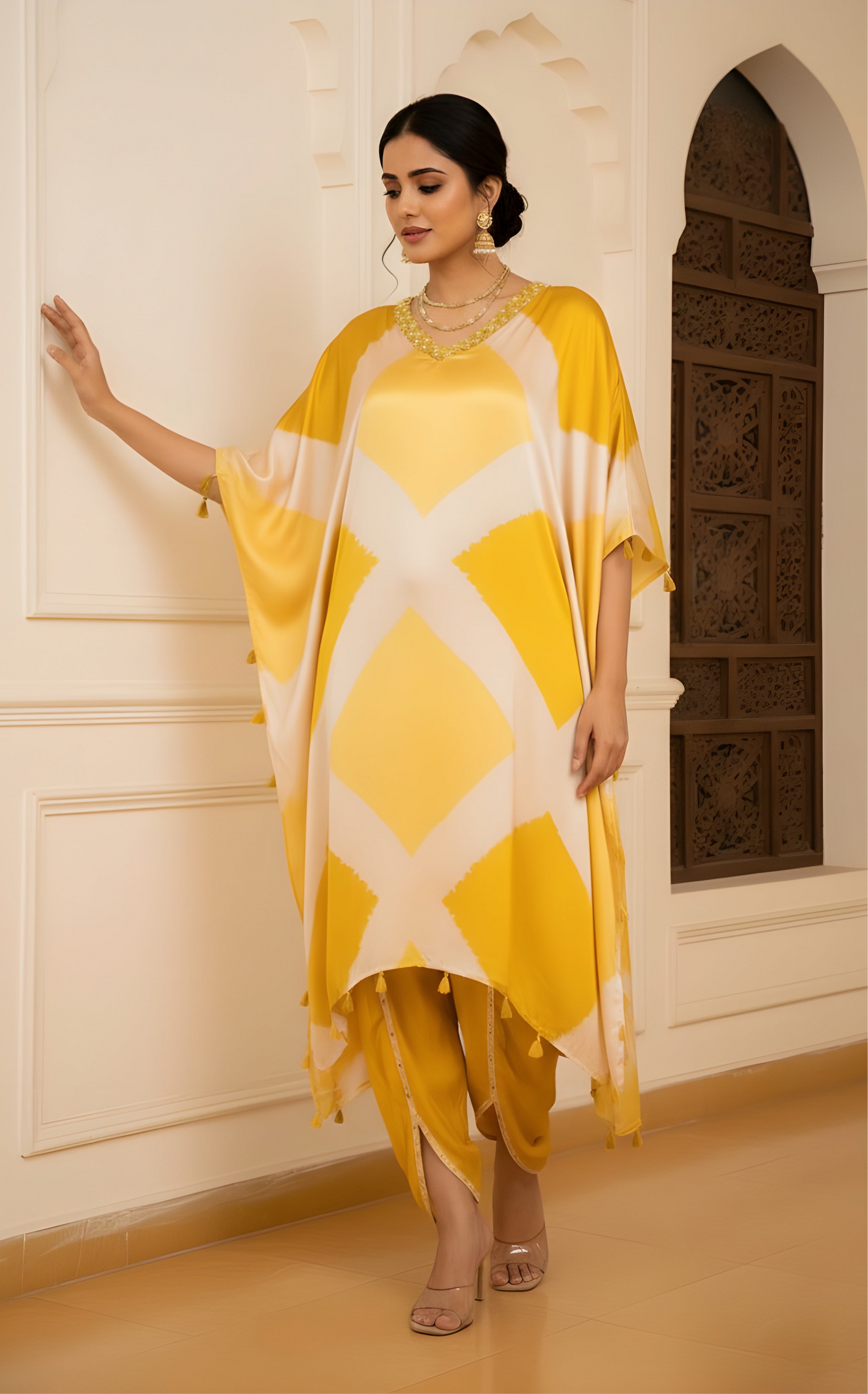 The Sunshine Tie-Dye Kaftan Set