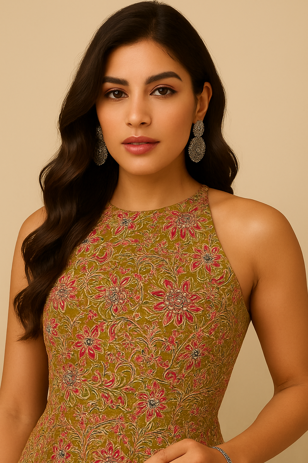 'Aahat' Boho Bloom Flare Summer Dress